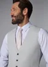 Taylor & Wright Elwood Grey Check Waistcoat - Extra small Image 3