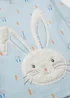 Girls Blue Easter Bunny Applique Long Pyjama Set (1-7yrs) - 1 to 1 half years Image 2