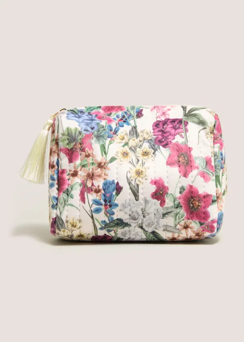 Floral Small Make Up Bag Image 1