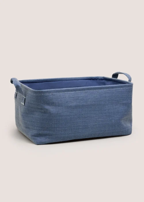 Blue Soft Storage Basket Image 1