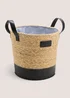 Black Living Co Round Basket Image 1