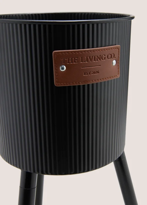 The Living Co Black Planter Image 2