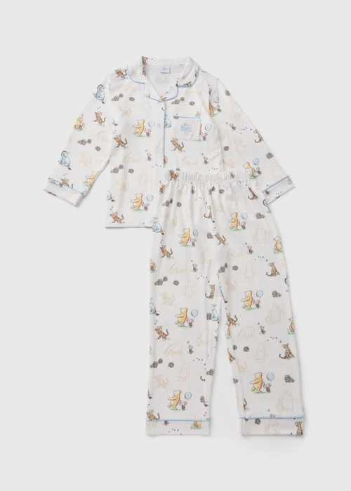 Disney Kids Cream Winnie The Pooh Pyjama Set (1-13yrs) - Age 2 - 3 Years Image 1