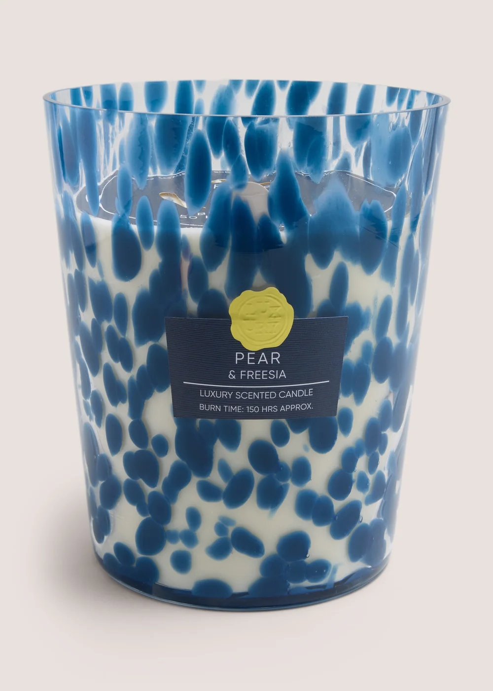 Navy Pear & Freesia Confetti Large Candle Image 2