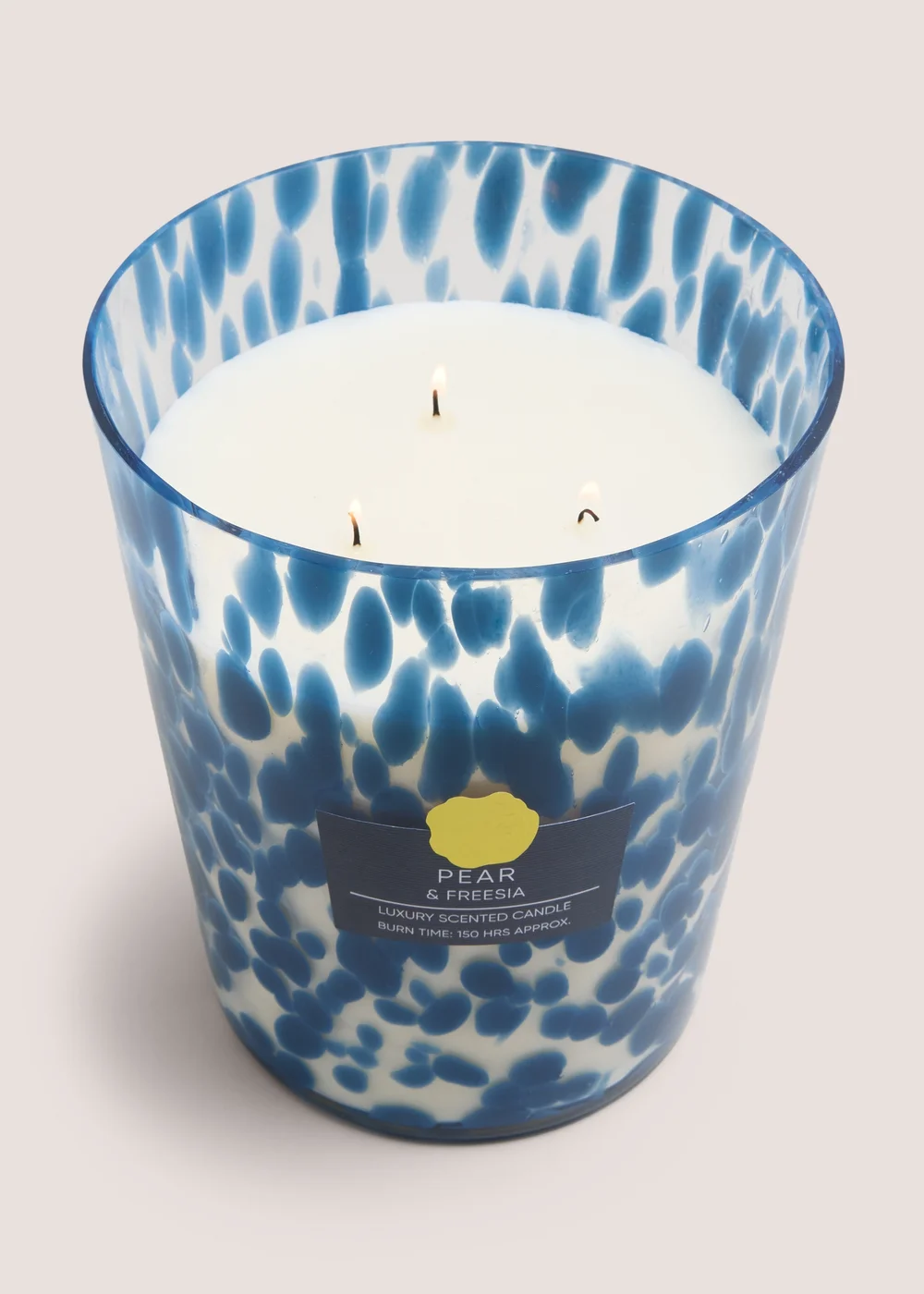 Navy Pear & Freesia Confetti Large Candle Image 1