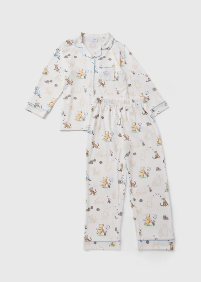 Winnie The Pooh Baby Cream Pyjama Set (Newborn-23mths)