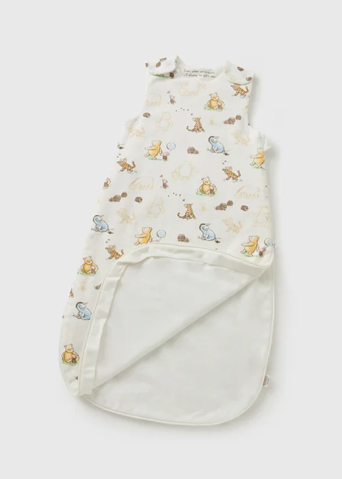 Baby Cream Winnie The Pooh Sleepbag (Newborn-23mths) - Age 0 - 6 Months Image 2