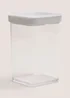 Clear Lid Stackable Storage Jar Image 1