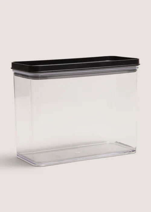 Black Wide Storage Jar Image 1
