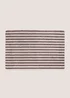 Brown Stripe Door Mat Image 1
