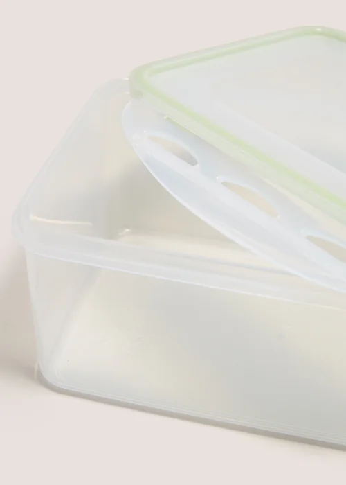 3 Piece Rectangle Clip Lock Containers Image 2