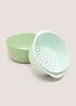 Green Colander Bowl Image 2
