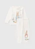 Peter Rabbit Girls Cream Pyjama Set (1-6yrs) - 1 to 1 half years Image 1