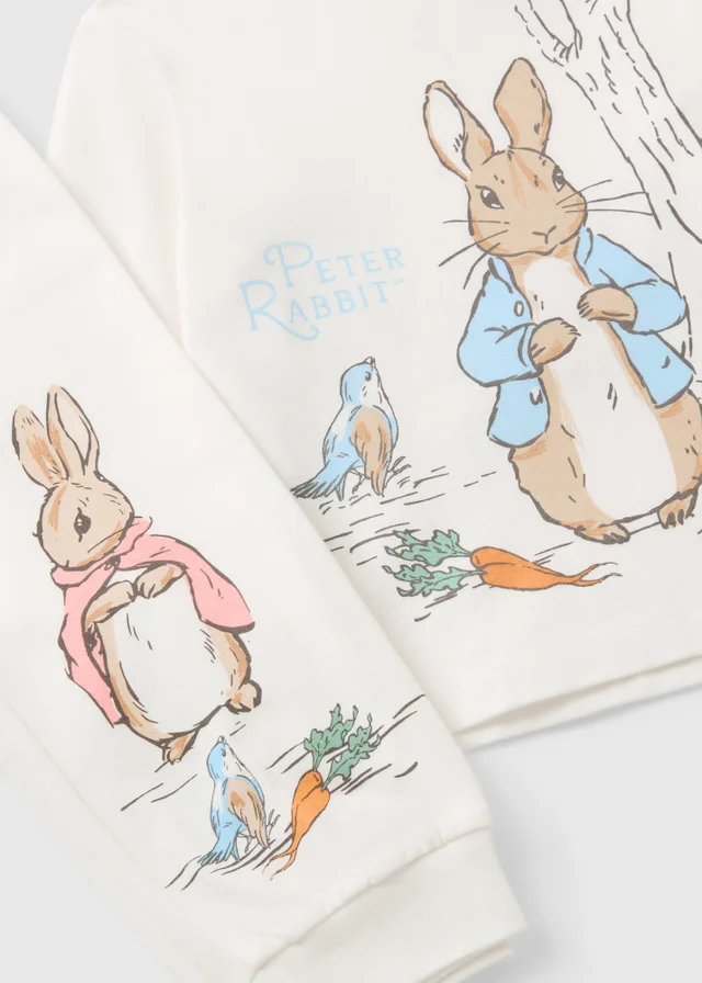 Peter Rabbit Girls Cream Pyjama Set (1-6yrs)