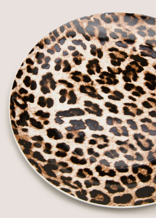 Leopard Print Dinner Plate Image 2