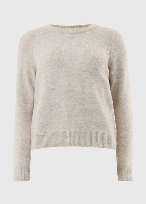 Papaya Petite Oatmeal Knit Jumper - Medium Image 4