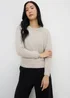 Papaya Petite Oatmeal Knit Jumper - Medium Image 1