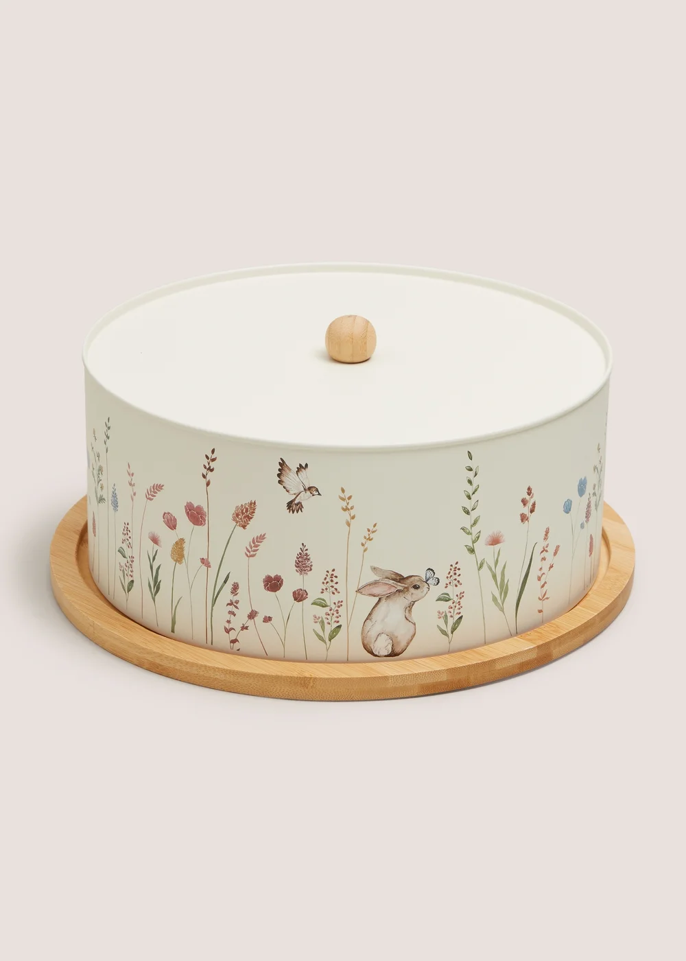 Rabbit Print Cake Tin Image 1