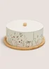 Rabbit Print Cake Tin Image 1