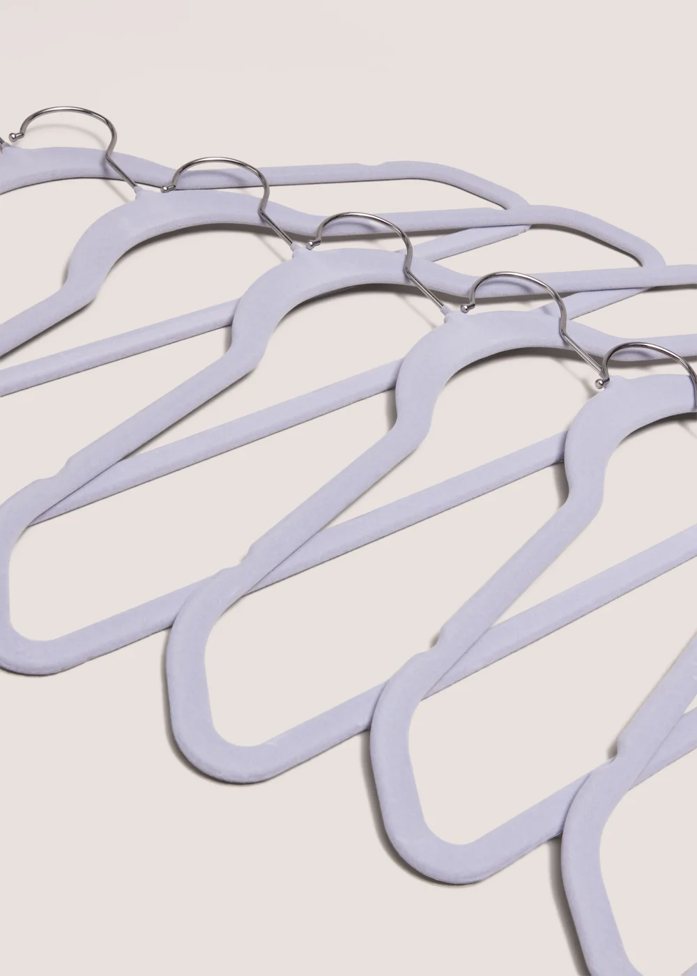 30 Pack Blue Flocked Hangers Image 2