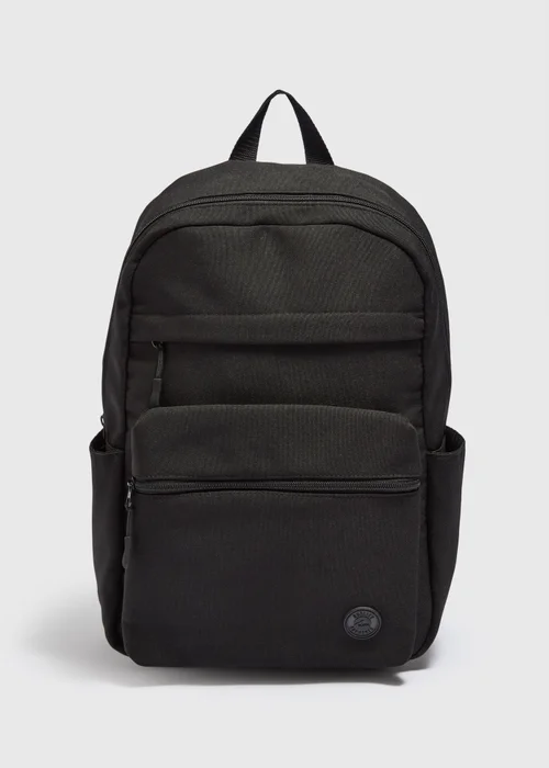 Black Multi Pocket Backpack - One Size Image 1