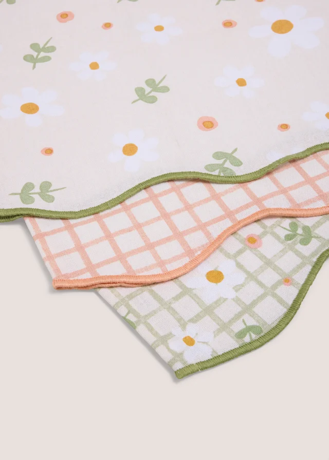 3 Pack Multicolour Spring Tea Towels