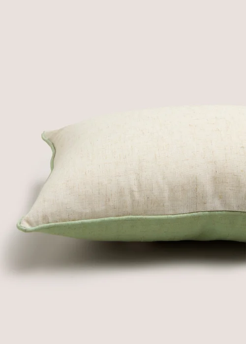 Green Sheep Tufted Cushion Image 2