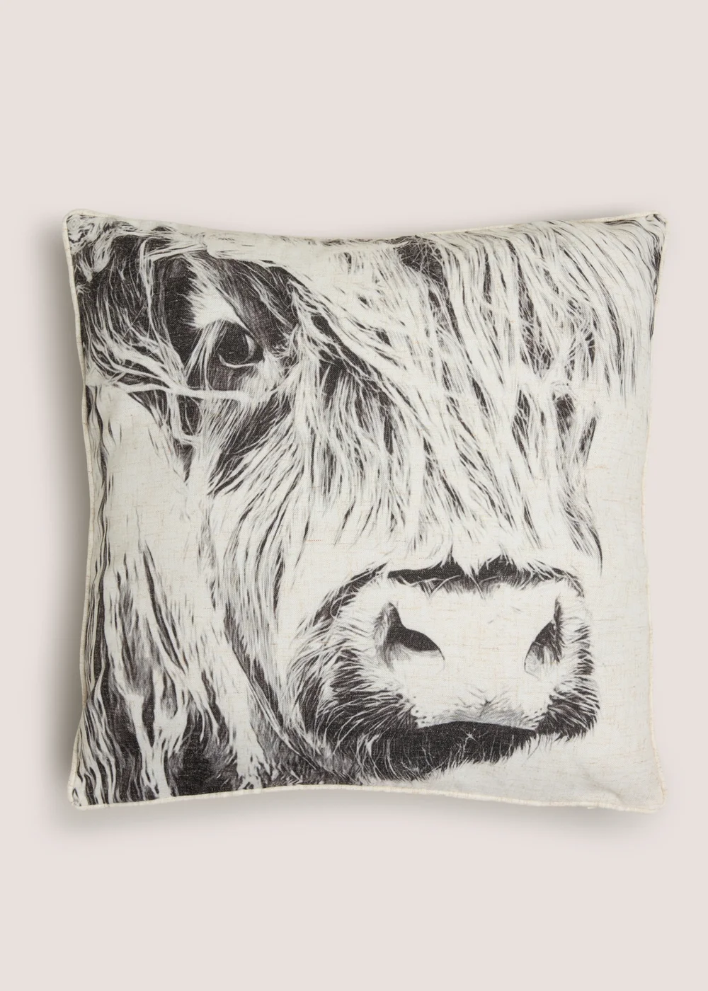 Highland Cow Printed Cushion Image 1