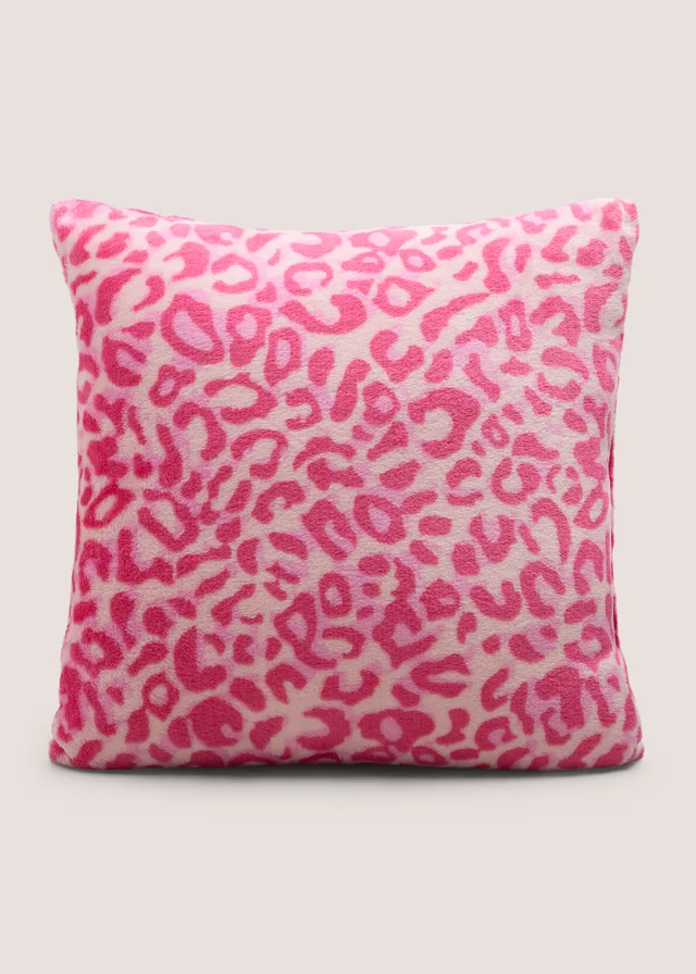 Pink Leopard Cushion