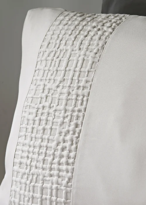 Grey Grid Pinsonic Duvet Set - Single Image 2