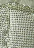 Green Gingham Seersucker Duvet Set - Single Image 2