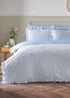Blue Gingham Duvet Set - Single Image 1