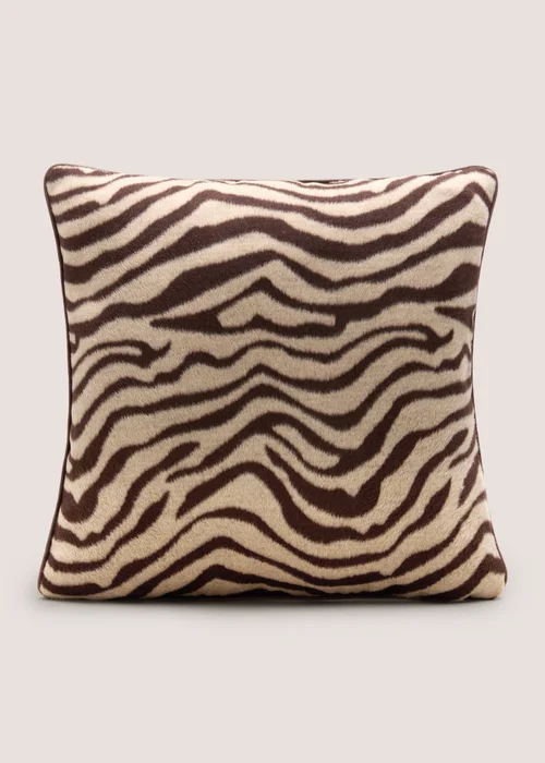 Zebra Jacquard Cushion Image 1