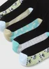5 Pack Black Sheep Ankle Socks - One Size Image 2