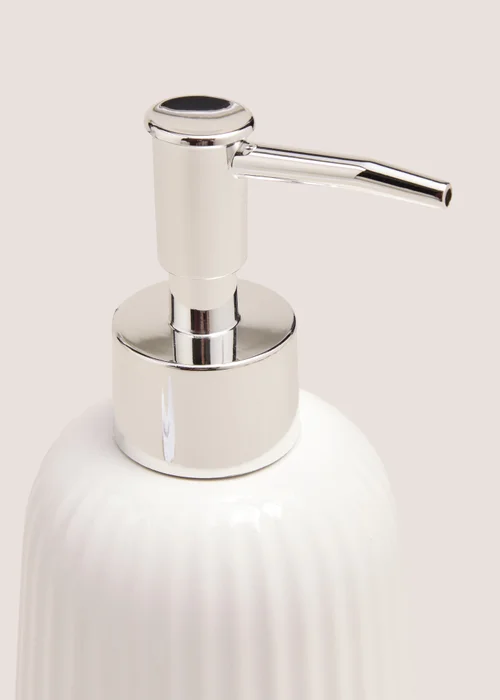 White Soap Dispenser Image 2