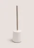 White Toilet Brush Image 1