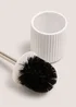 White Toilet Brush Image 2