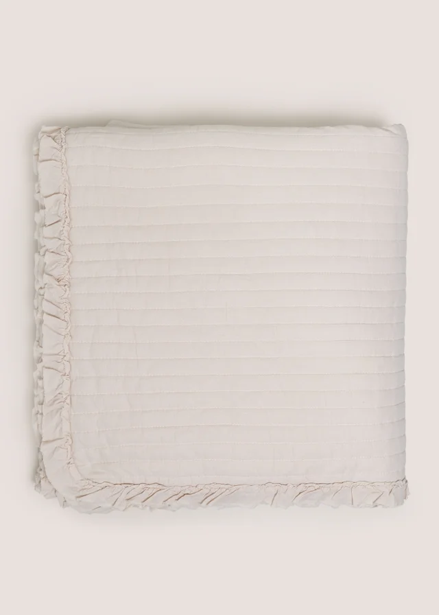 Natural Quilted Bedspread
