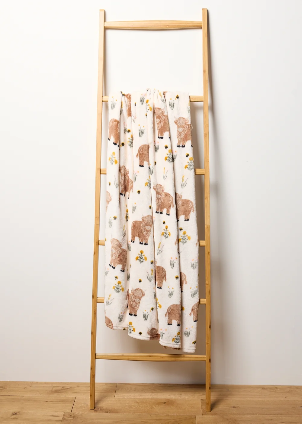 Highland Cow Print Throw Image 1