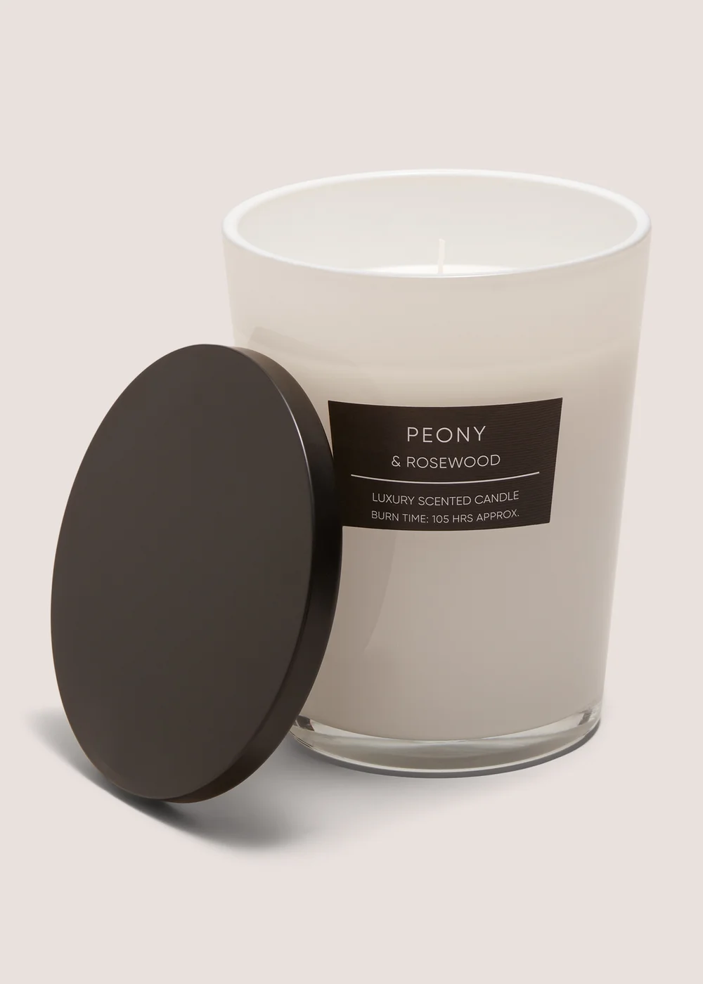 White Peony & Rosewood Elegance Candle Image 1