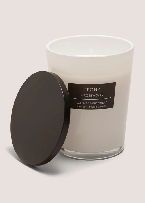 White Peony & Rosewood Elegance Candle Image 1