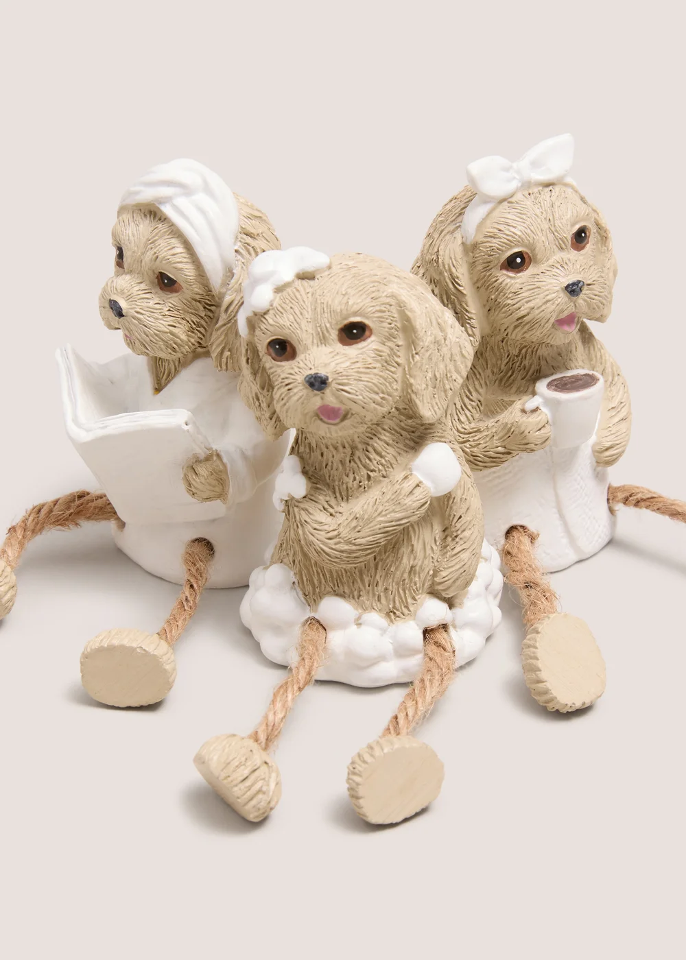 Dog Dangly Leg Bathroom Ornament Image 2