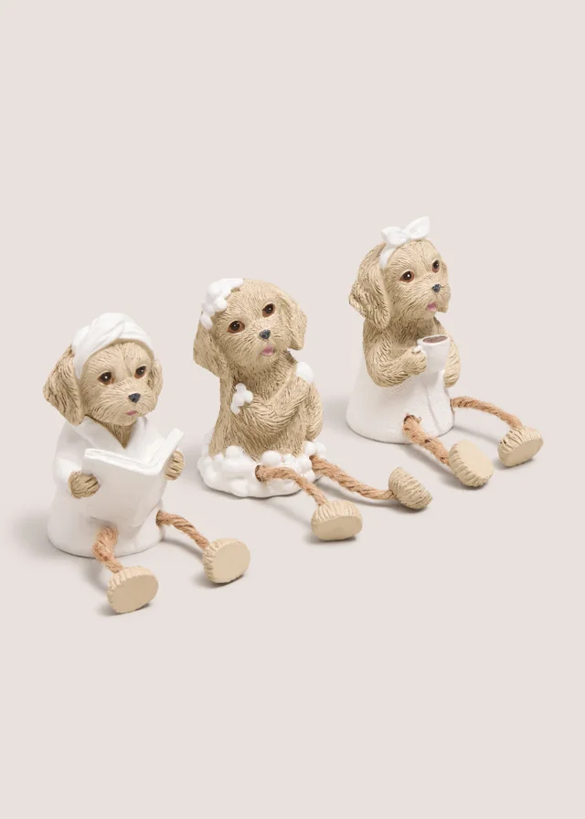 Dog Dangly Leg Bathroom Ornament