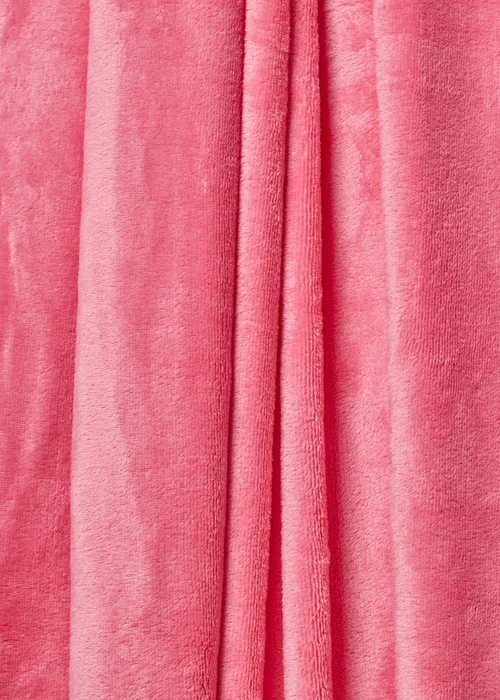 Pink Plain Large Throw Image 2