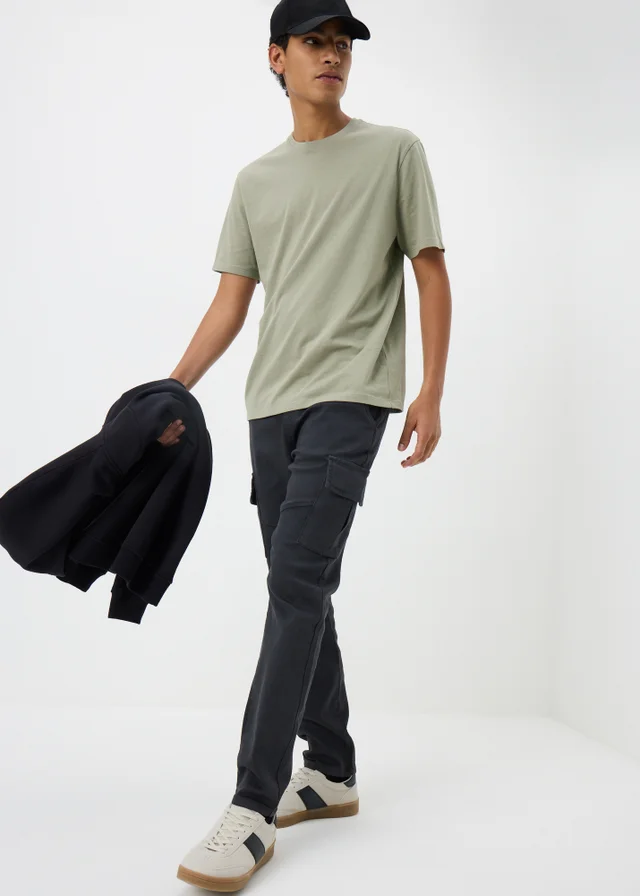 Khaki Essential Crew Neck T-Shirt