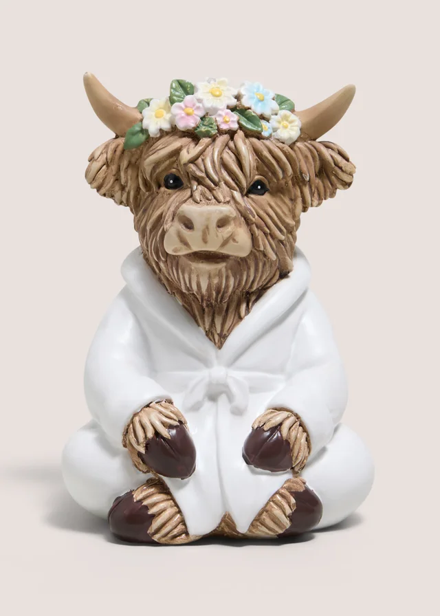 Highland Cow Robe Ornament
