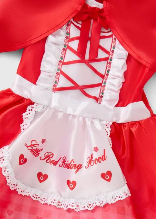 Girls Red Riding Hood Costume (3-11yrs) - Age 3 Years. Image 2