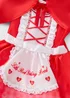 Girls Red Riding Hood Costume (3-11yrs) - Age 3 Years. Image 2