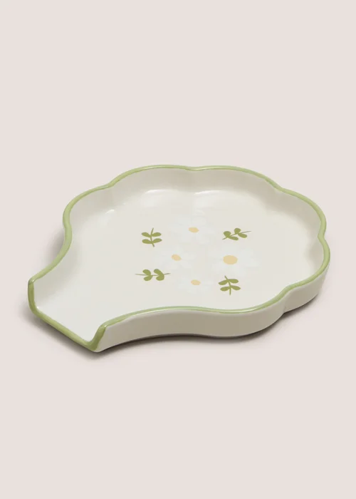 Green Floral Tea Bag Tidy Image 1