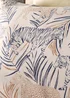 Neutral Tiger Print Duvet Set - Single Image 2